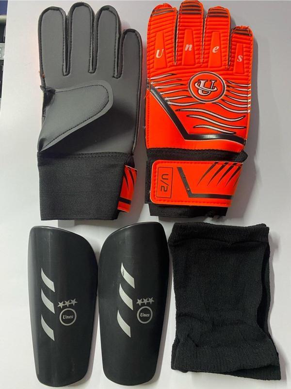 Unes Turuncu Kaleci Eldiveni Ve Tekmelik Seti - Image 1