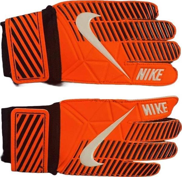 Unes Futbol Kaleci Eldiveni Yeni Nk Logolu Turuncu-Siyah Renk 9-10-11 Numara - Image 1