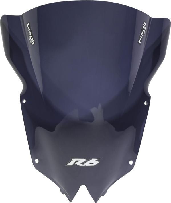 Biadil 2008-2016 Yamaha YZF R6 Uyumlu Double Ön Cam Koyu Füme - Image 1