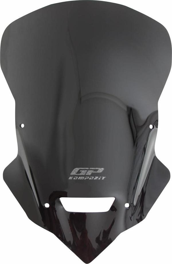 GP Kompozit Bajaj Dominar 250 / 400 2017-2023 Uyumlu Ön Cam Siyah - Image 1