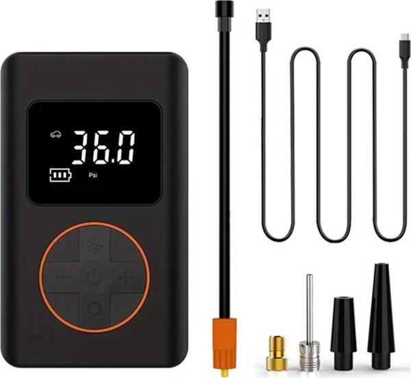 Pars PR-1080 Taşınabilir Şarjlı Dijital Lastik Şişirme Pompası 150Psi 12V 2.0Ah - Image 1