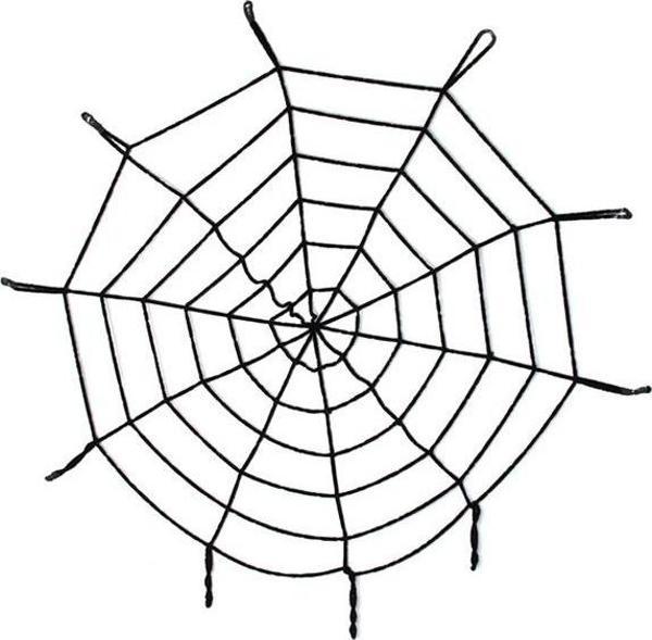 MDB Halloween Cadılar Bayramı Örümcek Ağ Dekor Siyah - Image 1