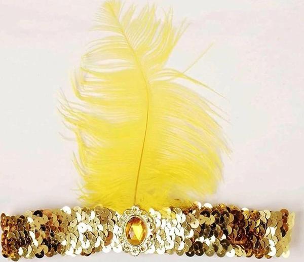 MDB Altın Renk Çarliston Saç Bandı - Image 1