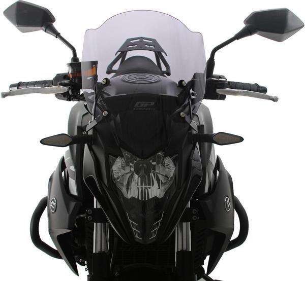 GP Kompozit CF Moto 400 NK / 650 NK 2017-2020 Uyumlu Ön Cam  Füme - Image 1