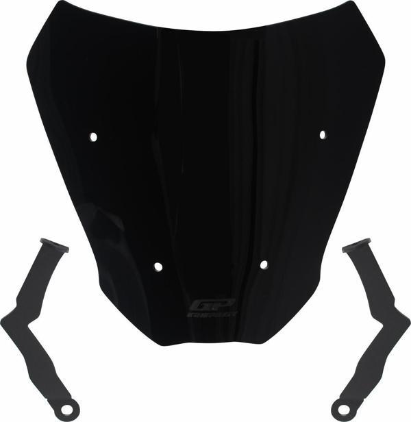 GP Kompozit CF Moto 700 CL-X 2022-2023 Uyumlu Ön Cam Siyah - Image 1