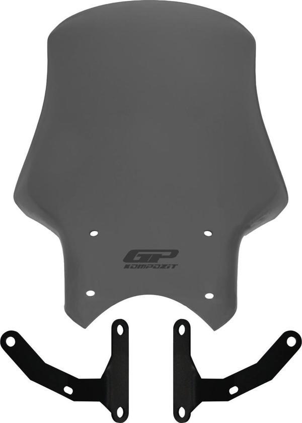 GP Kompozit Honda CB125R / CB250R 2018-2023 Uyumlu Tur Camı Füme - Image 1