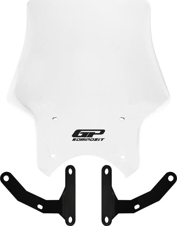 GP Kompozit Honda CB125R / CB250R 2018-2023 Uyumlu Tur Camı Şeffaf - Image 1