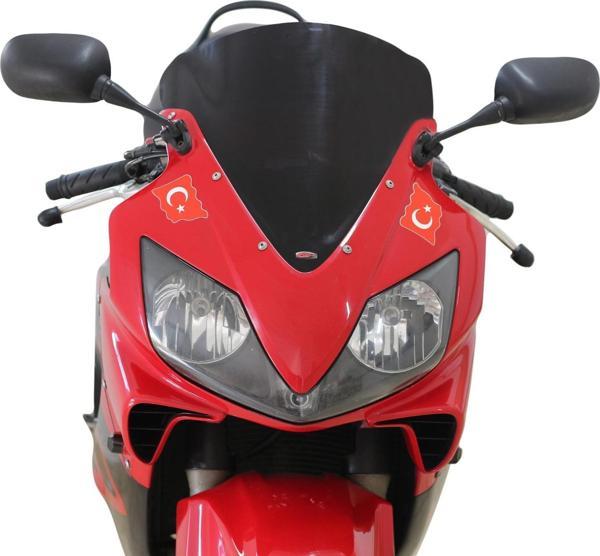 GP Kompozit Honda CBR600F 2005-2008 Uyumlu Ön Cam Füme - Image 1