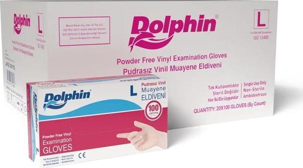 Supertrend Beyaz Vinil Eldiveni Pudrasız L 100 Adet x 20 Paket - Koli - Image 1