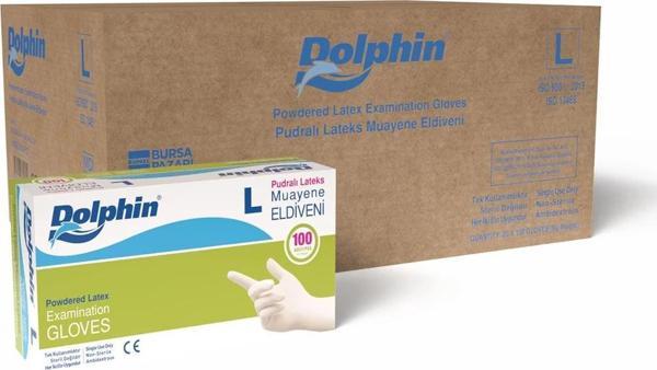 Supertrend Pudralı Lateks Muayene Eldiveni L Beden 100 Adet x 20 Paket - MDR - Koli - Image 1