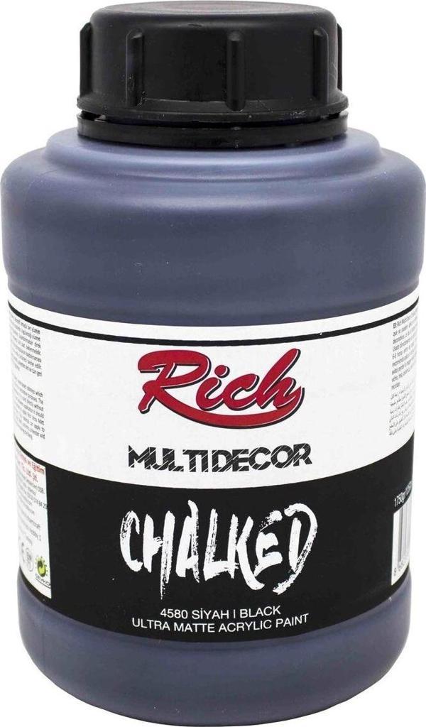 Supertrend Multi Decor Chalked Akrilik Boya 1750 gr. 4580 SİYAH - Image 1