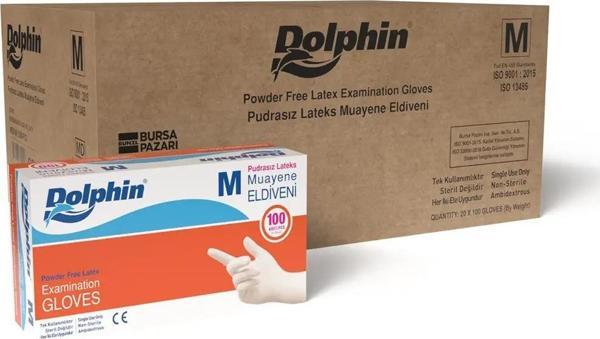 Supertrend Pudrasız Lateks Muayene Eldiveni M Beden 100 Adet x 20 Paket - MDR - Koli - Image 1