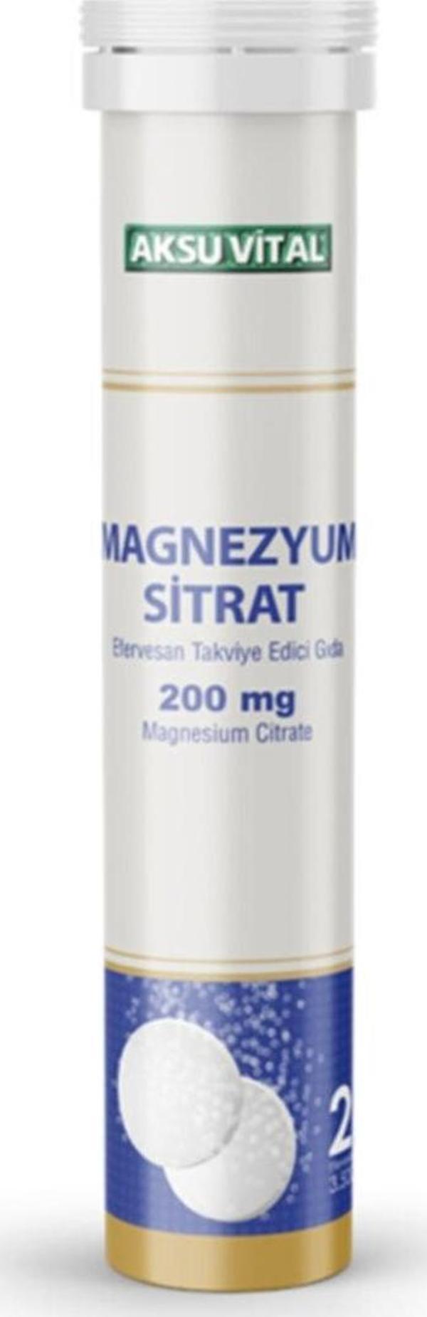 Magnezyum Sitrat Efervesan 20 Tablet M03045 - Image 1