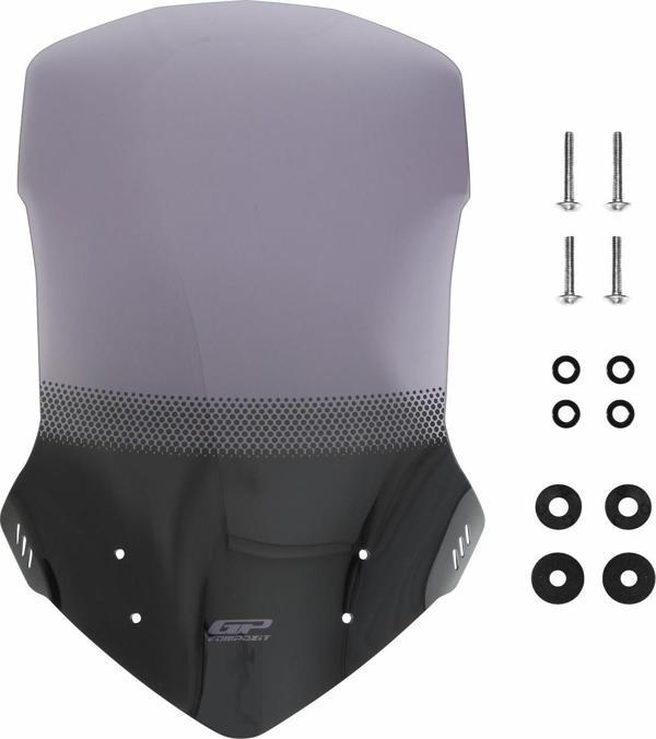 GP Kompozit Honda NC 700 X / NC 750 X 2012-2015 Uyumlu Baskılı Tur Camı Füme - Image 1