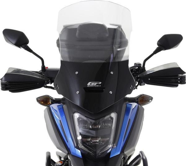 GP Kompozit Honda NC 700 X / NC 750 X 2016-2020 Uyumlu Baskılı Tur Camı Şeffaf - Image 1