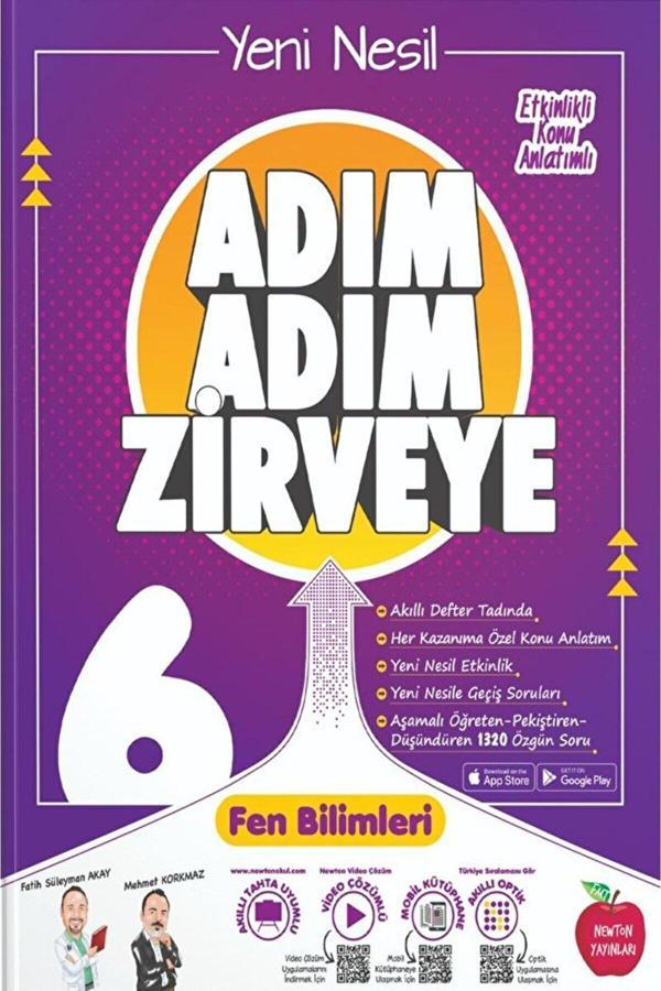 Newton 6. Sınıf Adım Adım Fen Soru - Newton Yayınları - Image 1