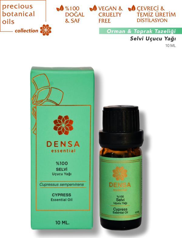 %100 Saf & Doğal Selvi Uçucu Yağı 10 ml Buhurdanlık Difüzör Aromaterapi Mum Masaj Cilt Saç Bakımı - Image 1