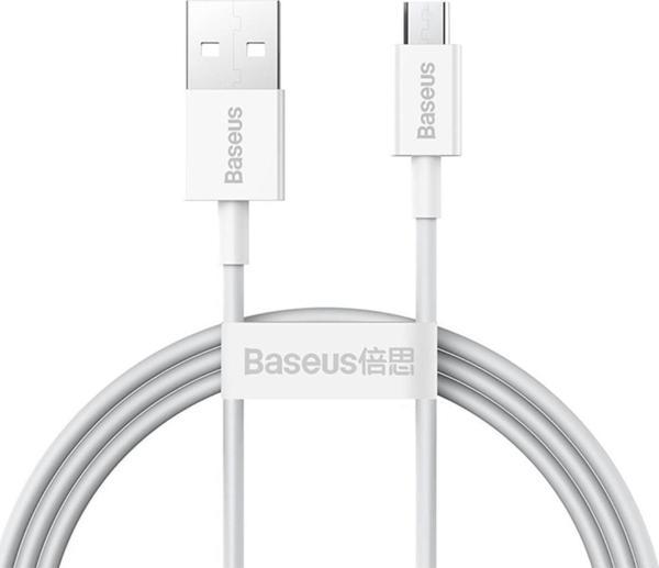 Superior Series Usb To Mikro Hızlı Şarj Ve Data Kablosu 2a 1m Beyaz - Image 1