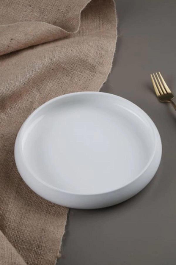 Acar SCT21.0223 Bianco Porselen Tabak 18 cm 6'lı - Image 1