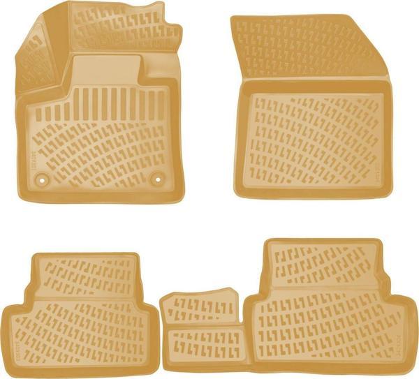 Rizline Ds 7 Crossback 2018-2022 Puretech & BlueHDI İle Uyumlu 3D Havuzlu Paspas Bej - Image 1