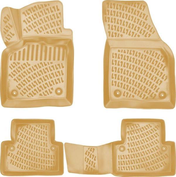 Rizline Volvo S40 2004-2012 İle Uyumlu 3D Havuzlu Paspas Bej - Image 1