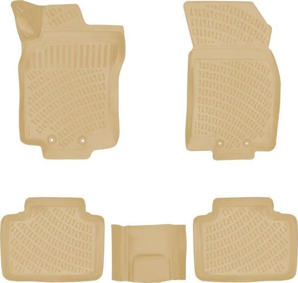 Rizline Nissan X-Trail 2013-2021 İle Uyumlu 3D Havuzlu Paspas Bej - Image 1