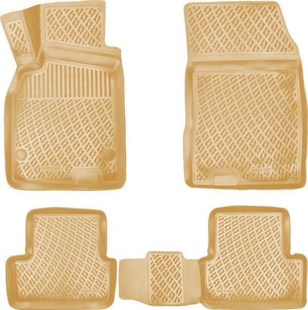 Rizline Renault Megane 3 Stw 2009-2016 İle Uyumlu 3D Havuzlu Paspas Bej - Image 1