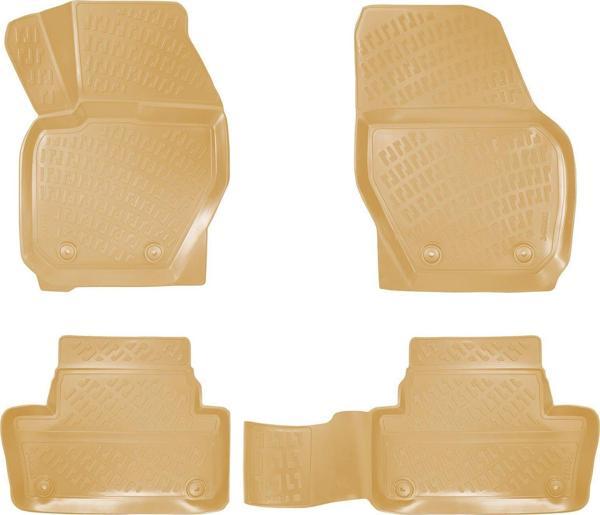 Rizline Volvo Xc-60 2008-2017 İle Uyumlu 3D Havuzlu Paspas Bej - Image 1