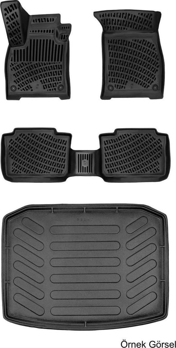 Mini Countryman U25 Ev 2024 Sonrası Elektrikli 3D Araca Özel Paspas ve Bagaj Havuzu Set - Image 1