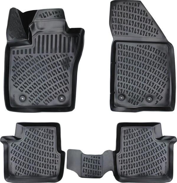 Fiat Egea Cross 2020 Sonrası | Hatchback 3D Araca Özel Havuzlu Paspas Bmy - Image 1