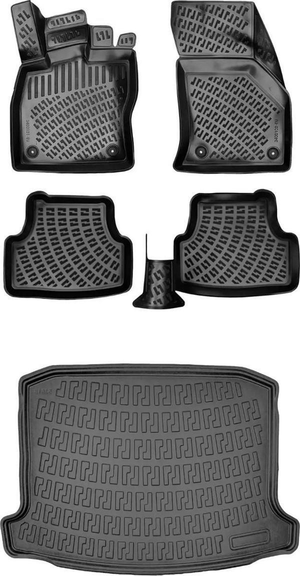 Citroen C3 Aircross 2025 Sonrası Hybrid (Alt) 3D Araca Özel Paspas ve Bagaj Havuzu Set - Image 1