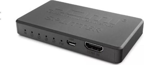 Hadron Hdx1372 Hdmi Splitter 4Port 4K-20 With Usb Power Cable - Image 1