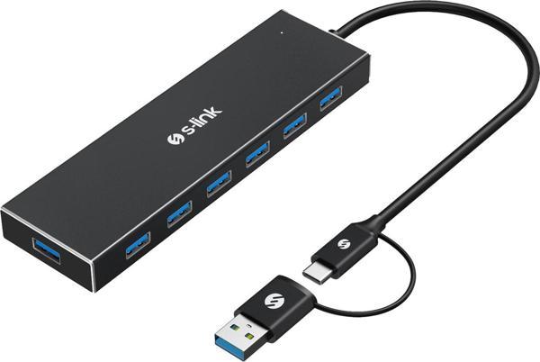S-Link Sw-U317 Usb 3.0 7 Port Hub Çevirici Adaptör - Image 1