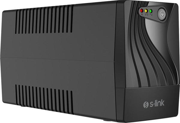 S-Link Might U60 600Va Ups 12V7Ah-1 360W Siyah Line-İnteractive Kesintisiz Ups Güç Kaynağı - Image 1