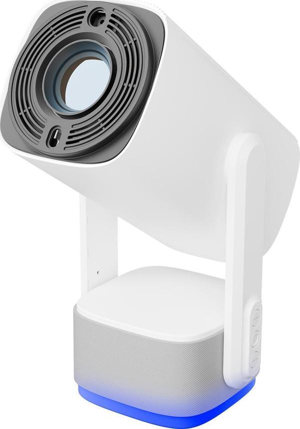 Everest Pj08 Beyaz 5200Mah Otomatik 720P Hd 4K Destekli 5200 Lümen Android 11 Ekran Hd Projeksiyon Cihazı - Image 1