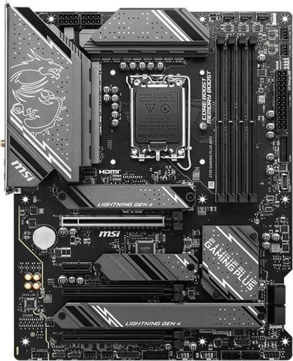Msi Z790 Gaming Plus Wifi 1700 Ddr5 7200Mhz(Oc) Usb3.2 Dp Hdmi 1X2.5G Lan Wi-Fi 6E Atx Anakart - Image 1