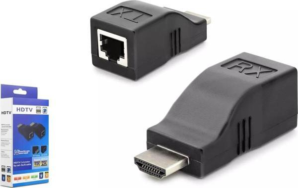 Hadron Hdx1359 30M 4K - 2K - Full Hd 1080P Hdmi Extender Siyah - Image 1