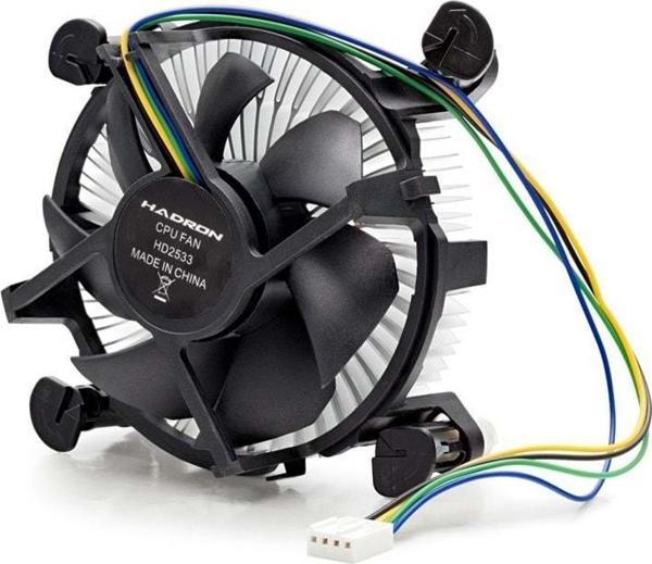Hadron Hdx1515 Cpu Fan Universal 775 Pin 12Cm Siyah - Image 1