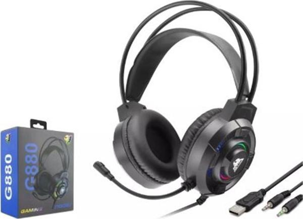 Hadron G880 Gaming Kulaklık 2-3.5Mm + Usb Siyah - Image 1