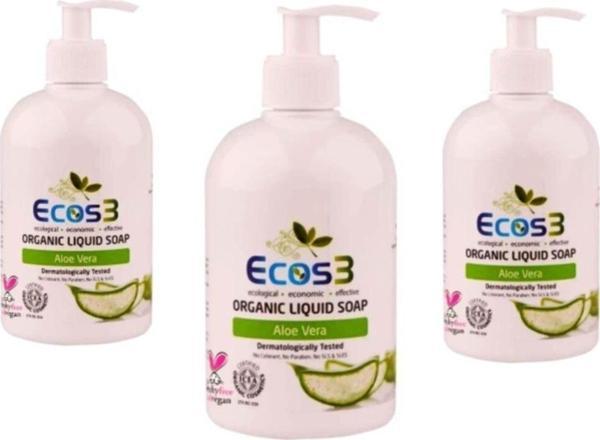 Organik Sıvı Sabun Aloevera 3'lü Set 500 Ml - Image 1