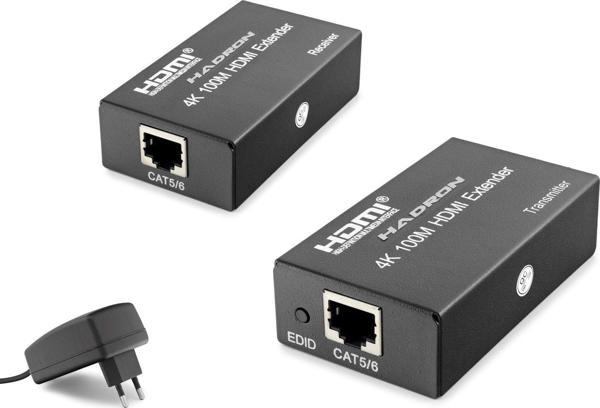 Hadron Hdx1367 100M Hdmi Extender 4K Dc 5V Adaptör Siyah - Image 1