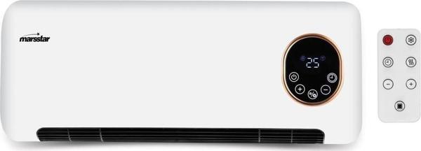 Marsstar Ms-210 (Ms-400) 2000 W Uzaktan Kumandalı Duvar Tipi Fanlı Isıtıcı - Image 1