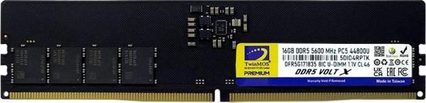 Twinmos Tmd516Gb5600U46Wo 16 Gb Ddr5 5600 Mhz Cl46 Masaüstü Bellek - Image 1