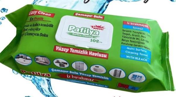 Pafilya Çamaşır Sulu Yüzey Temizlik Havlusu 102 Li (İz Bırakmaz)(Seramik-Cam-Banyo-Wc-Granit) - Image 1