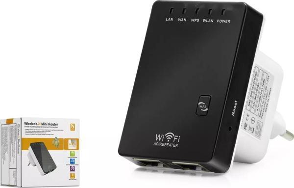 Hadron Hd9101 Wifi Repeater+ Router+Ap 300Mbps Siyah - Image 1