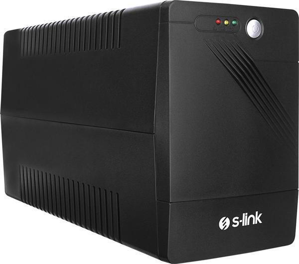 S-Link Might U100 1000Va Ups 12V7Ah-2 600W Siyah Line-İnteractive Kesintisiz Ups Güç Kaynağı - Image 1
