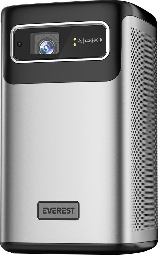 Everest Pj-Dlp21 Gri 8000Mah Odaklamalı 960-540 4K 5400 Lümen Android 9.0 Dokunmatik Dlp Projeksiyon Cihazı - Image 1