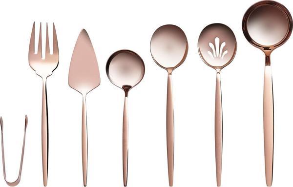 Karaca Orion 7 Parça Servis Seti Rosegold - Image 1