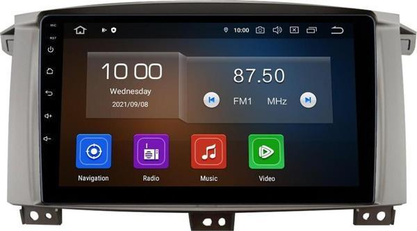 TOYOTA LAND CRUISER 100 MANUEL AC 2003-2008 Android Auto Carplay Navigasyon Multimedya Sistemi - Image 1