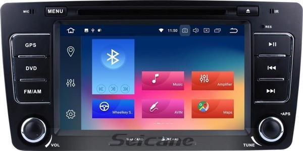 Skoda Octavia 2009-2013 Android Auto Carplay Navigasyon Multimedya Sistemi - Image 1